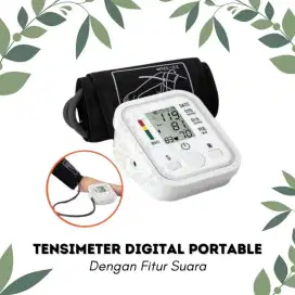 Tensimeter Digital Alat Pengukur Tekanan Darah Lengan Atas Bersuara