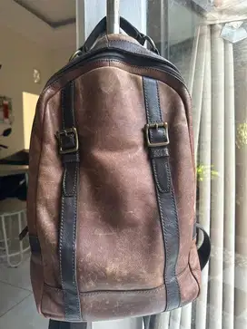 Jual Backpack Merk Fossil Leather