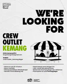 Crew Outlet - Burger Bangor Kemang Bogor