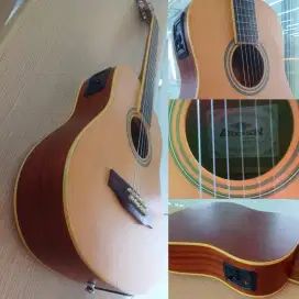 Gitar Travel 3/4 Akustik Elektrik Original Anderson Mulus Like New Ori