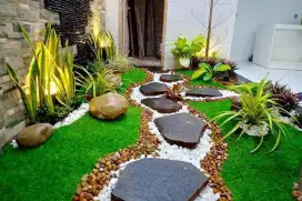 Jasa pembuatan taman kering taman minimalis dll #6