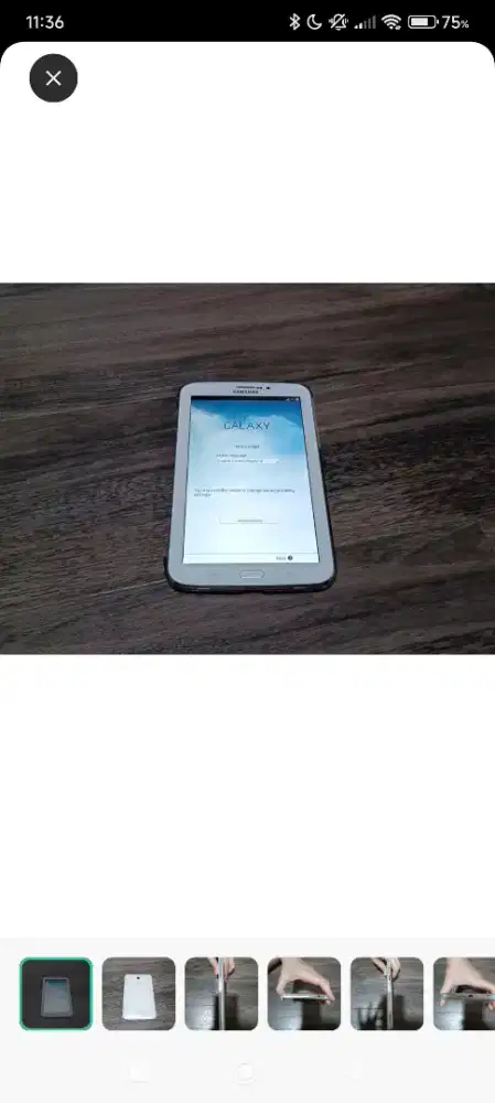 Jual Rugi : Samsung tablet dijual