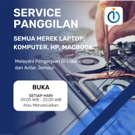 Jasa Service Laptop Komputer Panggilan Perbaikan Semua Merek