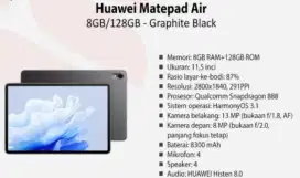 Huawei Matepad Air 11.5 Inc