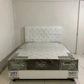 1 SET SPRING BED ELITE + DIPAN UK 160 X 200 CM