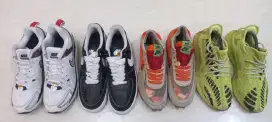 Bundle Sepatu second Airmax,AF1,Sacai,Yeezy