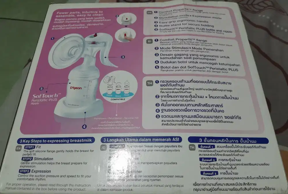 Jual cepat breast pump pigeon manual