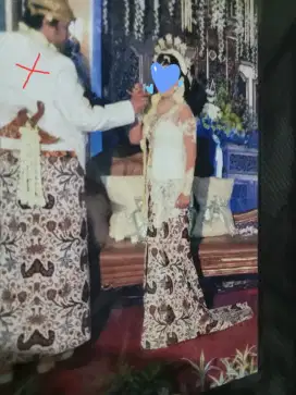 Di Jual Murah Turun Harga Setelan Busana Pernikahan..
