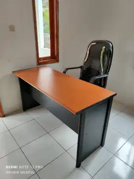 1 PAKET MEJA KANTOR + KURSI DI REKTUR