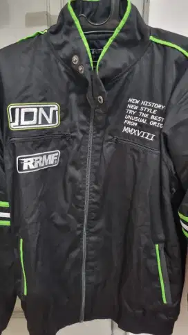RRMF Bomber Jacket Black-Green (M)