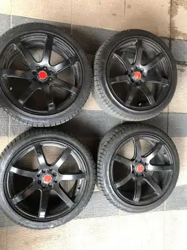 VELG dan BAN Ring 17 R17 WORK T7