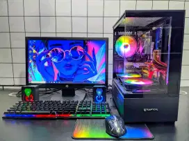 Pc gaming editing i7 3770/Ram 16Gb/Ssd 256Gb fullset tinggal pakai