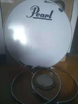 Head pearl 26' + set ring snare 14' + remo head 6'