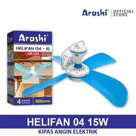 Kipas Angin Gantung Helifan Blue BHF04 15 Watt2