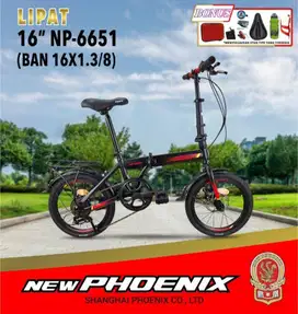 Sepeda Lipat New Phoenix 16 inch NP-6651