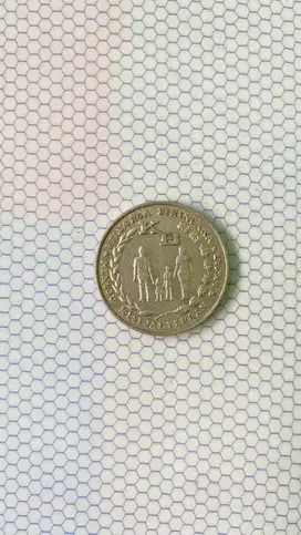 Uang kuno koin Indonesia 5 perak KB