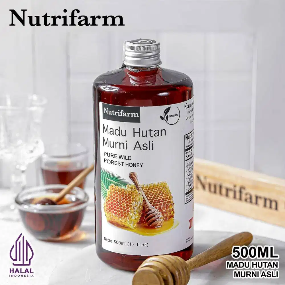 MADU HUTAN ASLI 500ML ASLI 100% TANPA CAMPURAN APAPUN