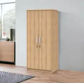 LEMARI MINIMALIS 2 PINTU MURAH MERIAH