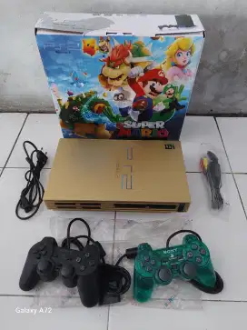 Bismillah jual ps 2 fat seri 5 matrix gold edition suit  hdd 320 gb