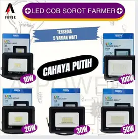 Lampu LED Cob Sorot AC Super Murah - Putih (30W)