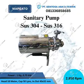 Sanitary Pump - Centrifugal Pump - Mapcato - Dll