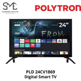 TV LED POLYTRON 24 Smart TV - PLD 24CV1869 - Youtube, Mola TV, Browse