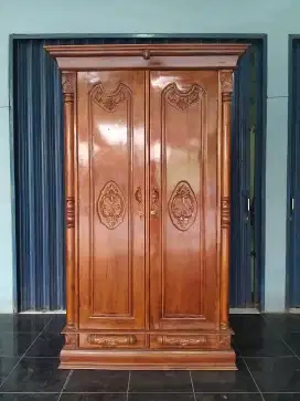 Lemari Jati Pintu dua