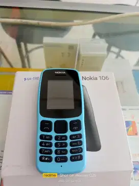 Nokia 106 bekas dual sim fullset normal