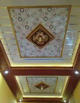 Plafon PVC terpasang