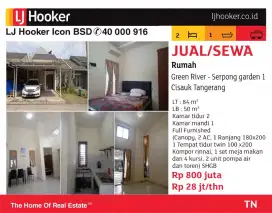 jual rumah serpong garden 1 cluster green river