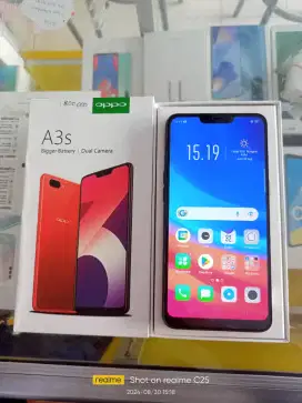 Oppo A3s 6/128gb bekas fullset normal bisa TT