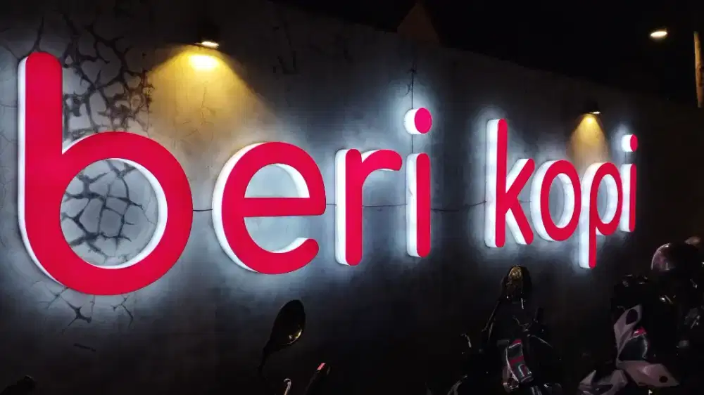 Huruf timbul led akrylik