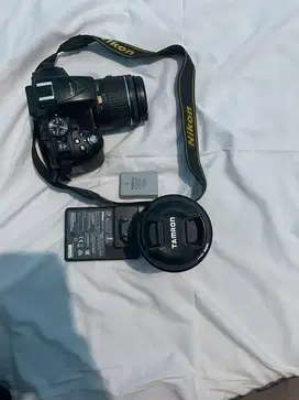 Kamera DSLR Nikon D5300 AF-P 18-55 VR Kit (Body + Lensa)