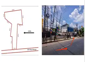 Lahan Komersil Tepi Jalan Raya Butuh Jual CepatHarga di Bawah Pasaran.