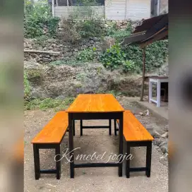 Meja kursi set warung