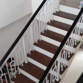 Railing tangga .