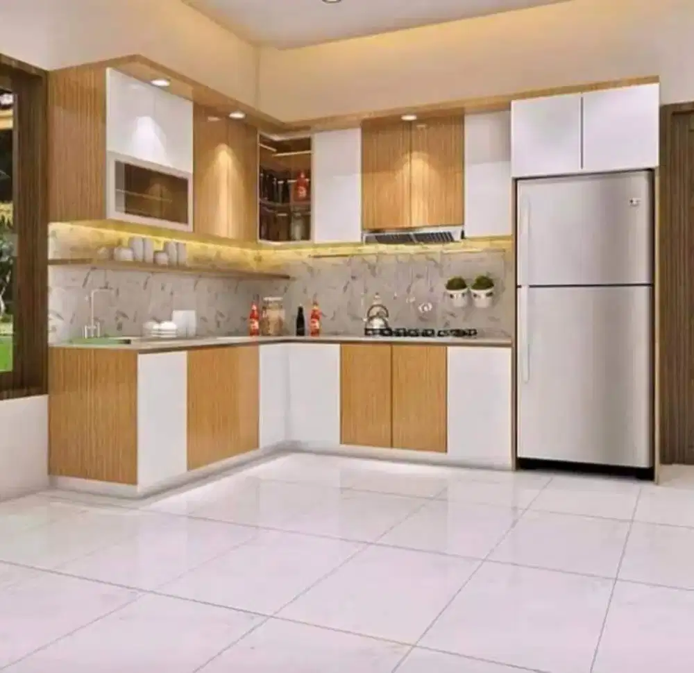 Kitchen set mini bar rak dapur partisi lemari baju kamar set
