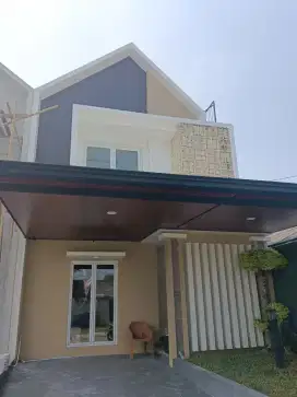 Kanopi minimalis atap alderon single layer + plafon pvc