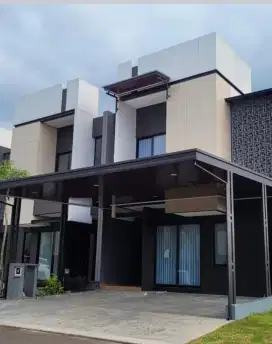 Kanopi minimalis atap alderon single layer + plafon pvc