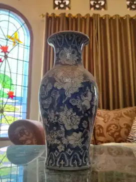 Guci Keramik Antik China Tinggi 35cm