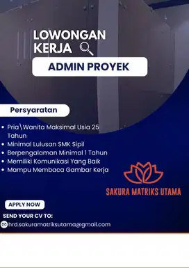 Admin Marketing & Proyek