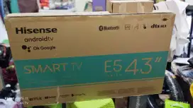 HISENSE ANDROID TV 43 INCHI BARU. GARANSI RESMI. BISA BAYAR COD