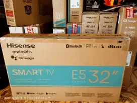 HISENSE ANDROID TV FHD 32 INCH BARU. GARANSI RESMI. BISA COD