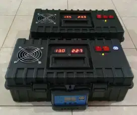 Genset Tenaga Batere Daya 650w Portable + BackUp PLN Jika Mati Lampu