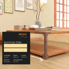 lantai vinyl 2mm NOVA tile summer oak