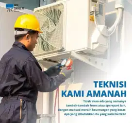 SERVICE AC/MESIN CUCI/KULKAS BERGARANSI