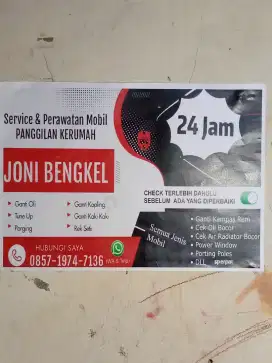 Service mobil panggilan ke rumah/storing