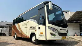 SEWA RENTAL MEDIUM BUS PARIWISATA JAKARTA DEPOK TANGERANG BEKASI MURAH