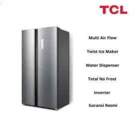 TCL KULKAS SIDE BY SIDE P650SBS