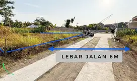 2 KAVLING TANAH PALAGAN JOGJA, UTARA MONJALI, AKSES LEBAR STRATEGIS